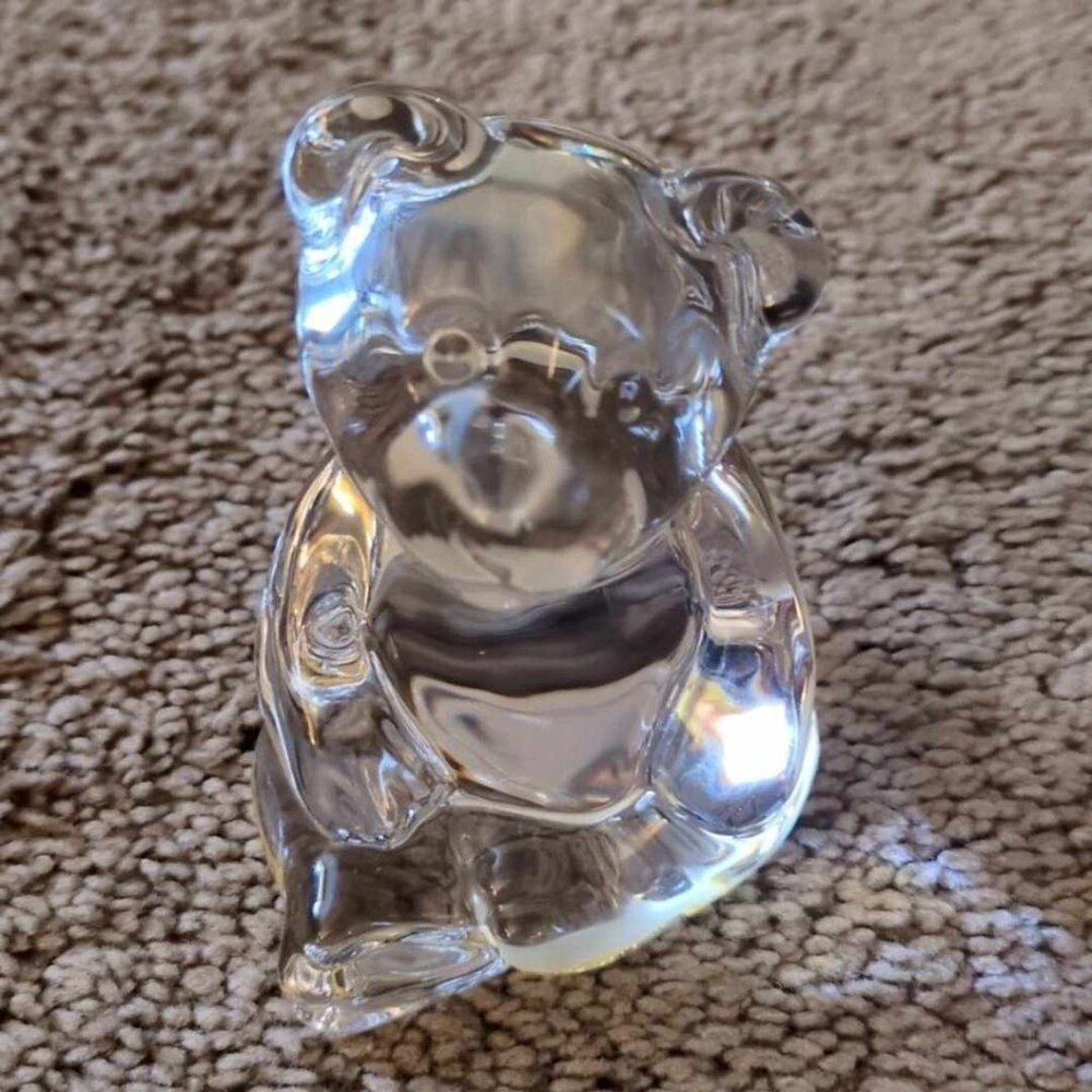 Princess House Bear Crystal 24% Lead Whimsical Elegant Classic Luxury Chic Glam